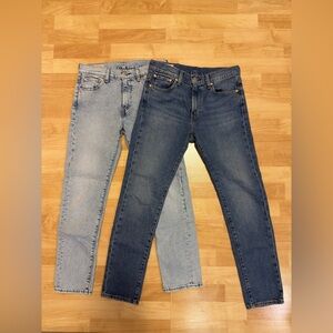 2 Pairs Men's Levi's Premium 510 Skinny Blue Jeans - Size 30x30 NWOT